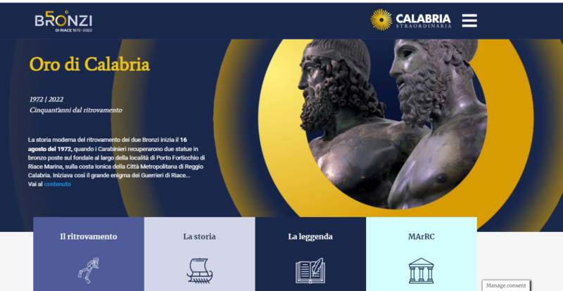 Bronzi50, attivato il portale ufficiale Princi: ‘La Calabria che vogliamo’