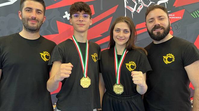 Taekwondo Due medaglie d’oro per la Hornets ai Campionati Italiani cinture rosse