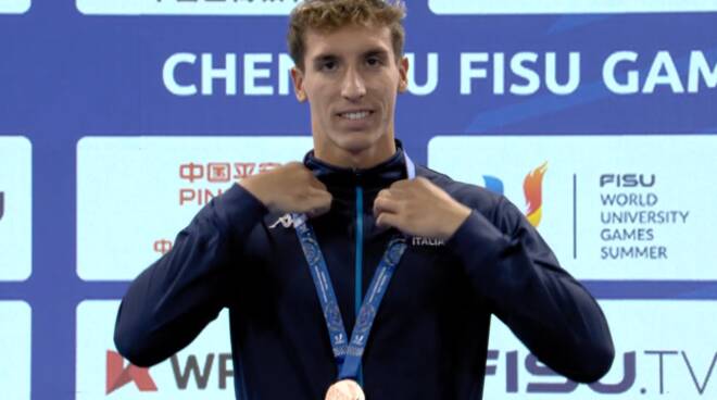 Nuoto Il catanzarese Caserta fa il bis di medaglie alle Universiadi 2023