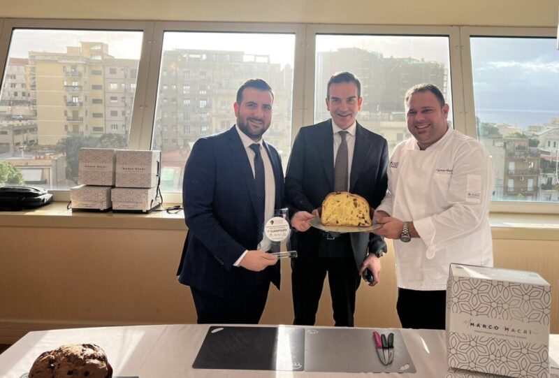 Mancuso, Occhiuto e Cirillo accolgono il ‘Re del panettone’ Macrì