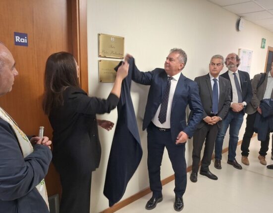 Intitolata a Pietro Bellantoni sala della TgR in Consiglio regionale