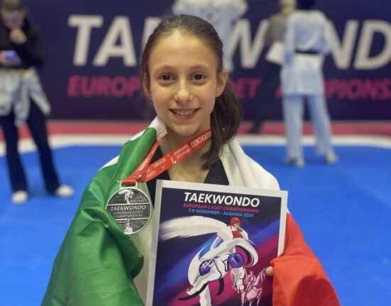 Taekwondo Argento per la Nicoletti ai Campionati Europei Cadetti di Tirana